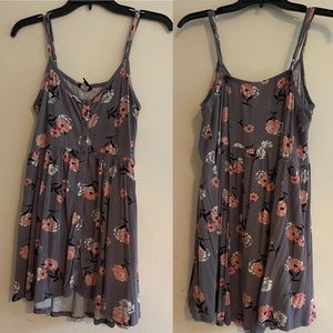 Torrid Floral Hi-Lo Tank Top